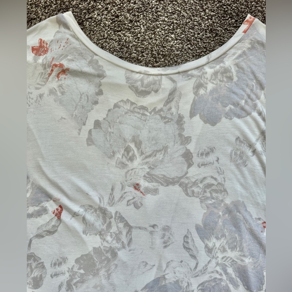 2/$15 ARITZIA WILFRED Anvers Split Back Floral Printed Oversized Shirt Flowy M - Picture 5 of 11